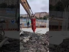 YTB100 type supérieur / Triangle Hydraulique Briseur 100 Chisel, costume 10-16 Tonnes