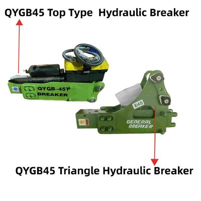 QYGB45 Type supérieur / Triangle hydraulique brisant 45 Chisel pour les travaux de construction