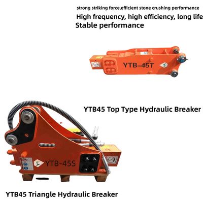 YTB45 Type supérieur / Triangle Hydraulique 45 Chisel Suit 1,2-3,0 Tonnes