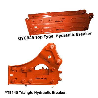 YTB140 Type supérieur / Triangle Hydraulique Breaker 140 Chisel pour une excavatrice de 19 à 26 tonnes