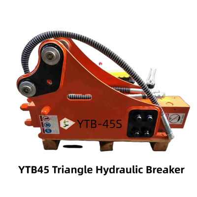YTB45 type triangulaire casse-coupe hydraulique marteau 45 Chisel Suit 1,2-3,0 Tons