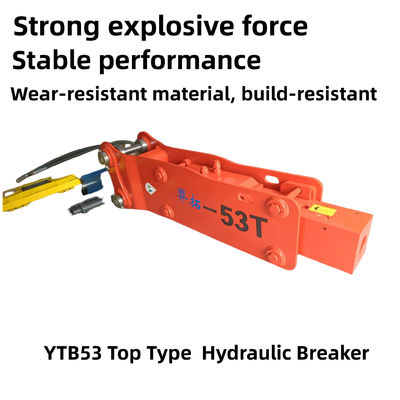 Type supérieur de disjoncteur hydraulique 53 Chisel YTB53 Pour les machines de construction de 2,5 à 4,5 tonnes
