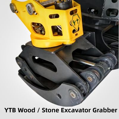 YTB Excavateur de bois / de pierre Grappeur de type hydraulique et électronique pour la creuse